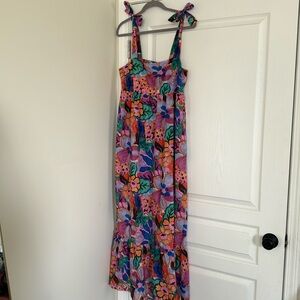 THML Floral Print Maxi Dress size XL
